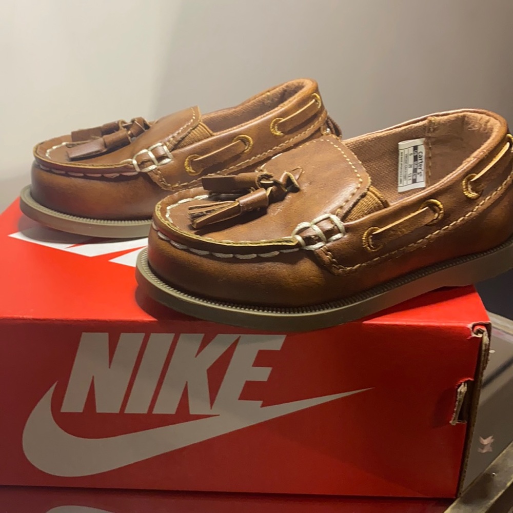 Carter’s slip on dress shoes for toddler